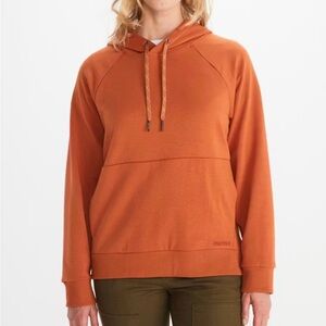 Marmot Women's Orange Hoodie